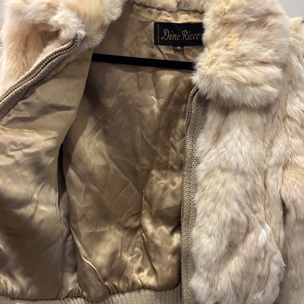 Dino Ricco Rabbit Fur Jacket M - Picture 9 of 9